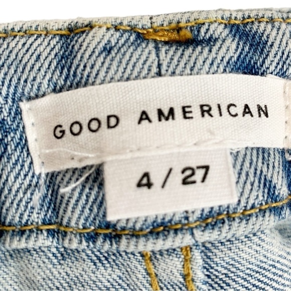 Good American Good Boy High Waist Straight Leg Jeans NEW - Picture 7 of 8